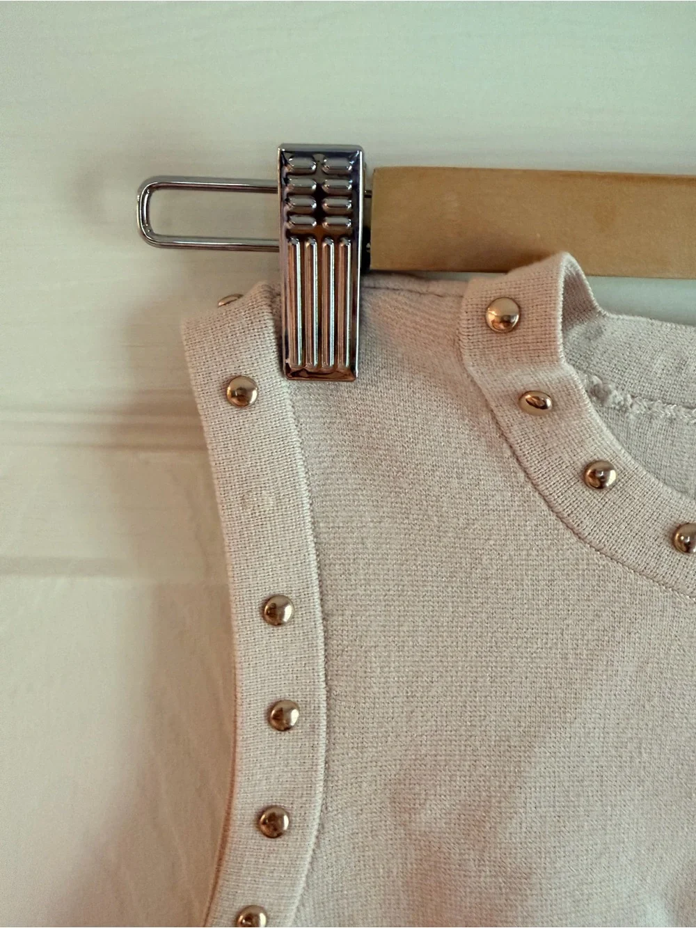 Kate Spade Sleeveless Stud-Trim Tank Top - Pale Pink
